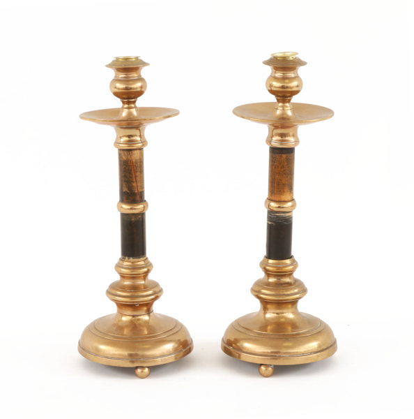 Ljusstakar ett par, omkring år 1900