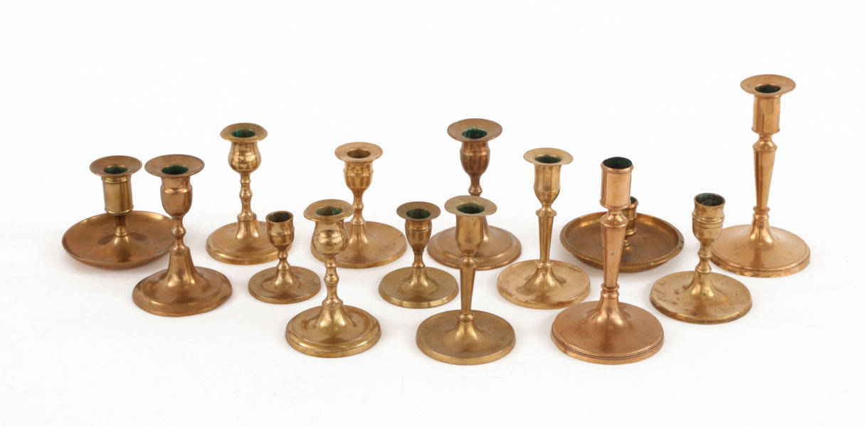 Ljusstakar 14st, 1800-tal