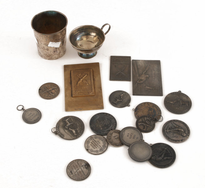 Parti silverföremål