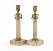 Ljusstakar ett par, sengustavianska, 1800-talets början