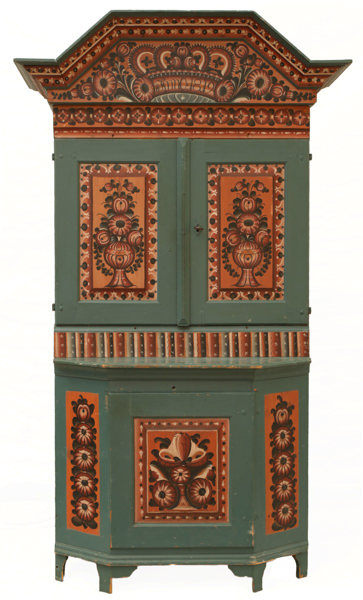 Skänkskåp, allmoge, daterat 1819