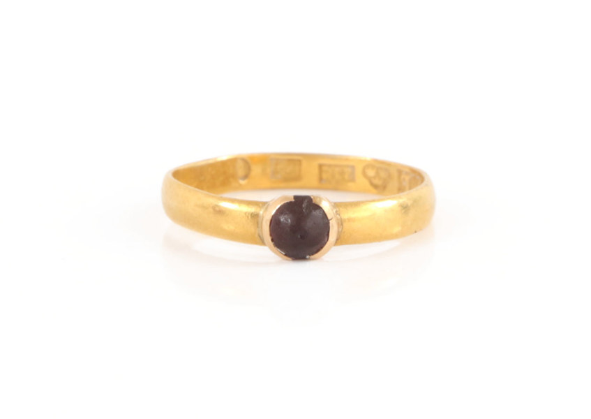 Ring i 23k, 1858