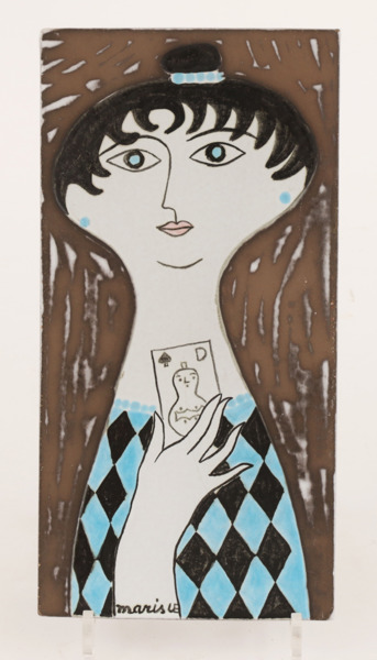 Väggplakett, Mari Simmulsson för Upsala Ekeby