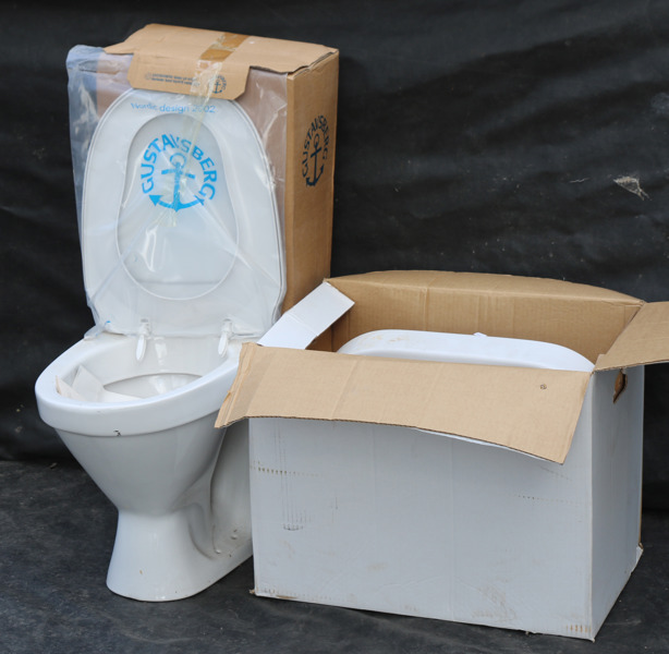 Toalett och handfat, Gustavsberg