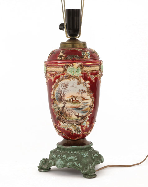 Bordslampa, Loescher, Tyskland, omkring år 1900