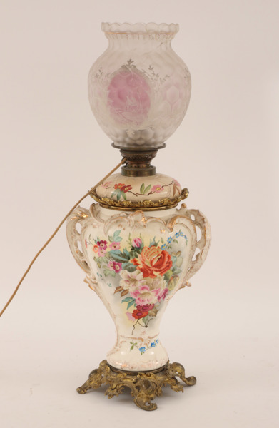 Bordslampa, omkring år 1900