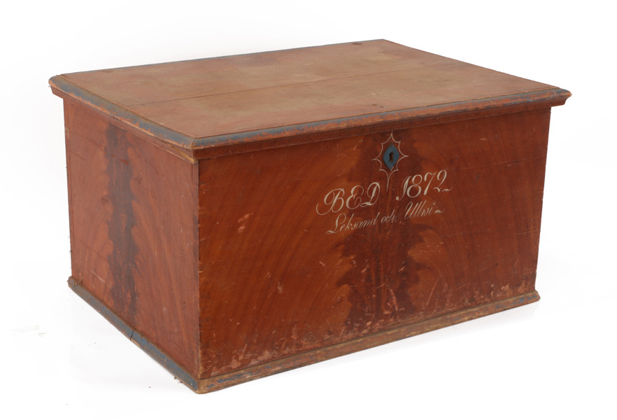 Kista, allmoge, daterad 1872