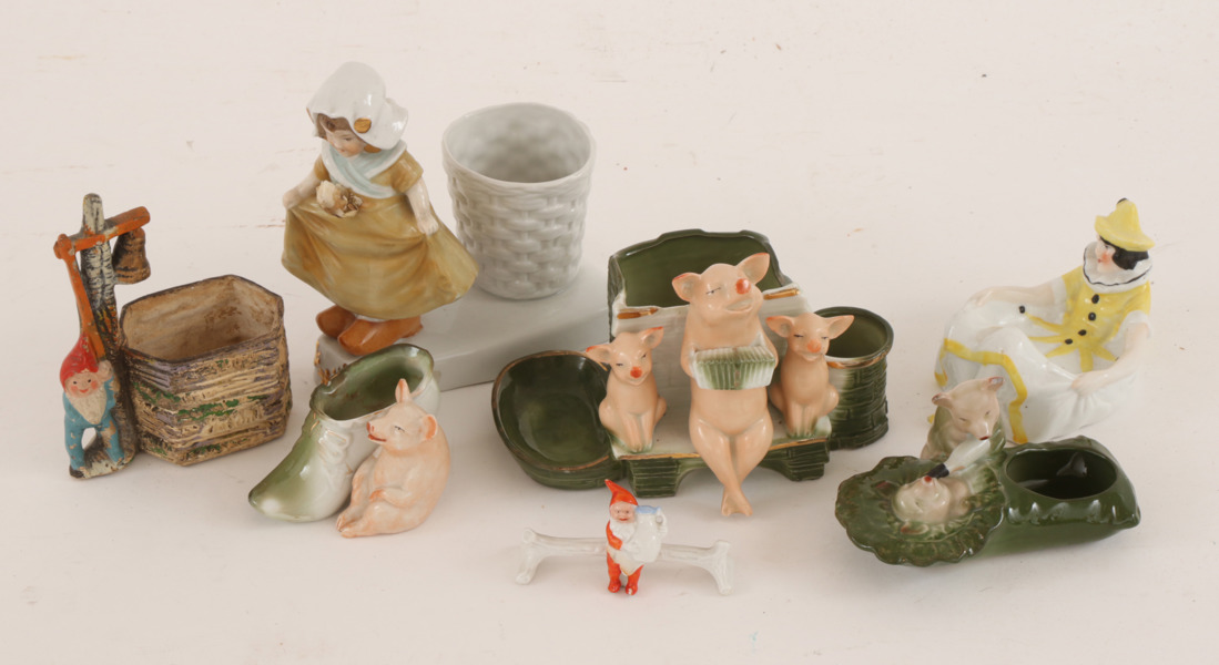 Porslin 7 delar, 1900-talets första hälft/början