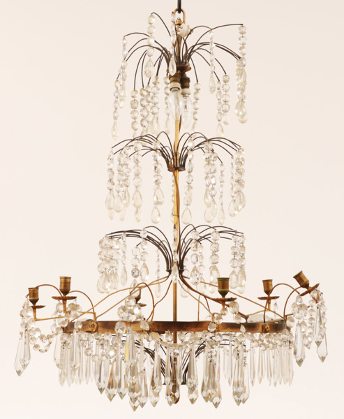 Ljuskrona, gustaviansk stil, 1800-tal