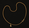 Halsband med hänge, 18k