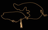 Halsband med hänge, 18k