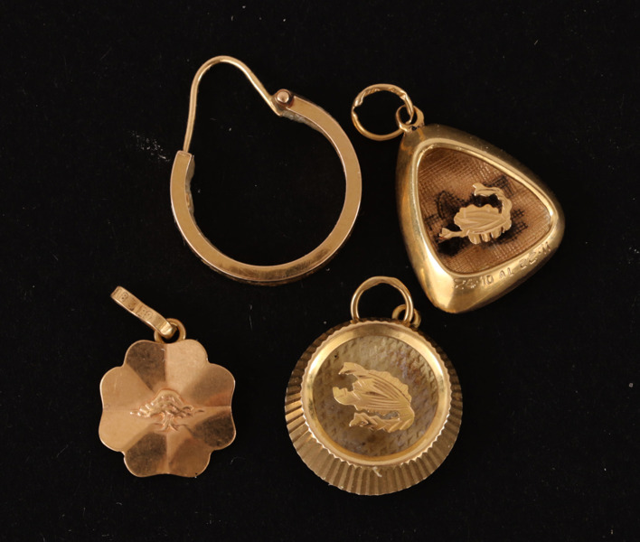 Smycken 4 delar, 18k