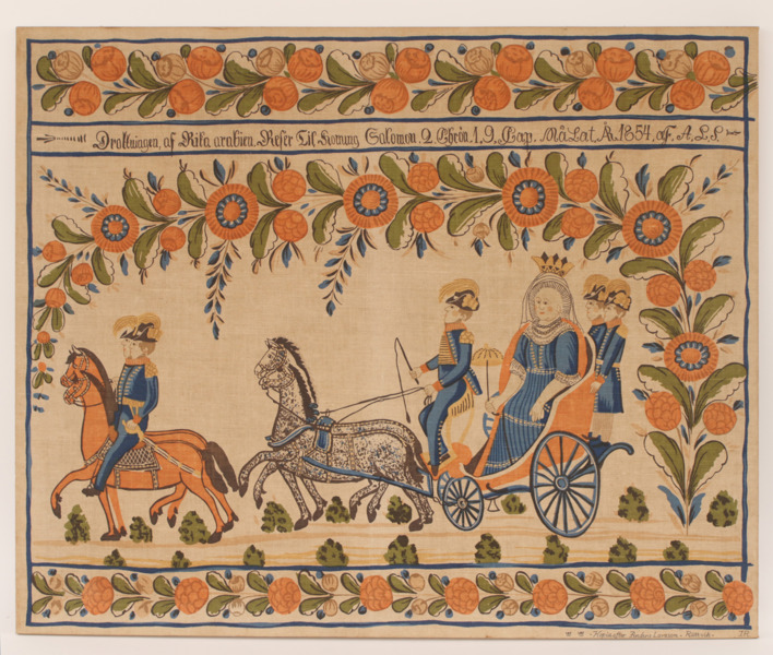 Textilt handtryck, efter Anders Larsson