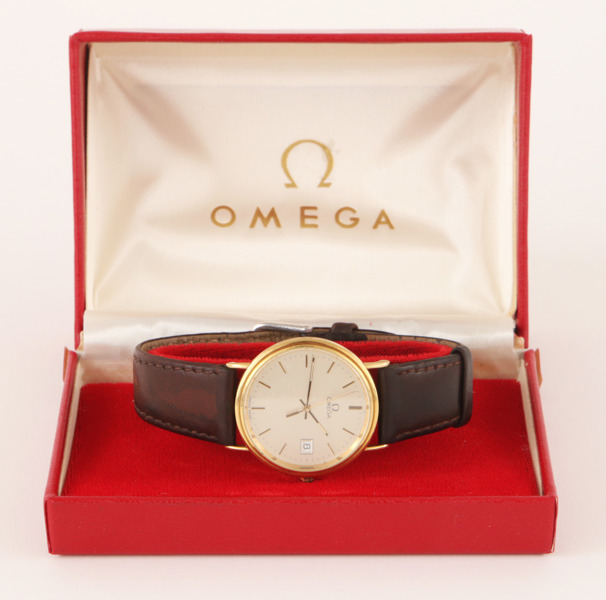 Herrarmbandsur, Omega, 18k