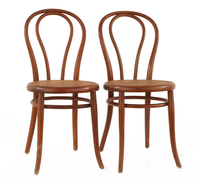 Stolar ett par, Thonet, Wien, omkring år 1900