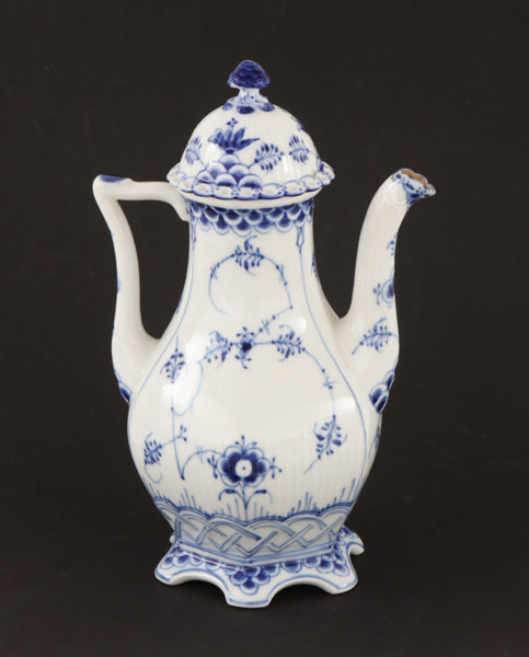 Kaffekanna, "Musselmalet", Royal Copenhagen, Danmark