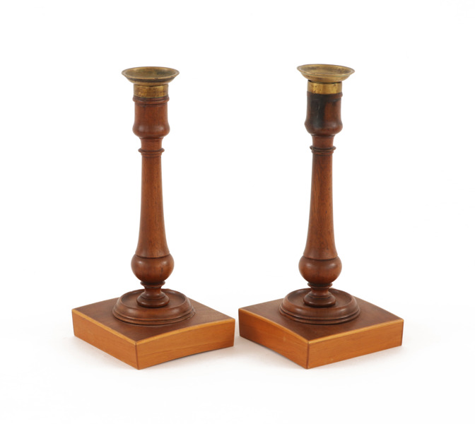 Ljusstakar ett par, 1800-tal