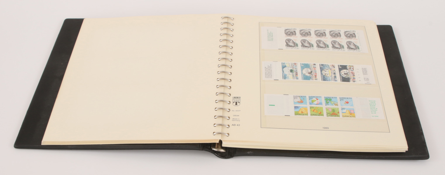 Album med postfriska frimärken, Sverige