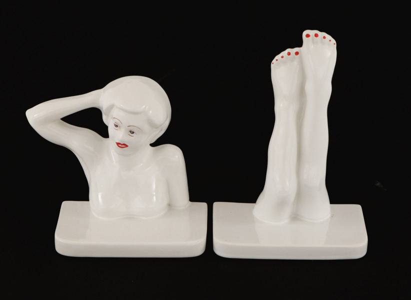 Bokstöd ett par, Carlton Ware, England