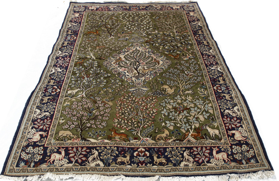 Handknuten matta, orientalisk