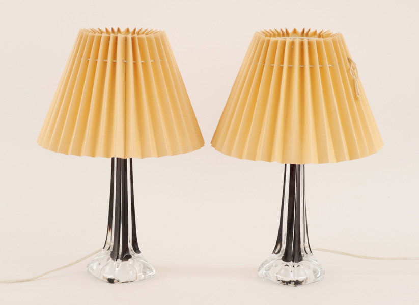 Bordslampor ett par, Flygsfors