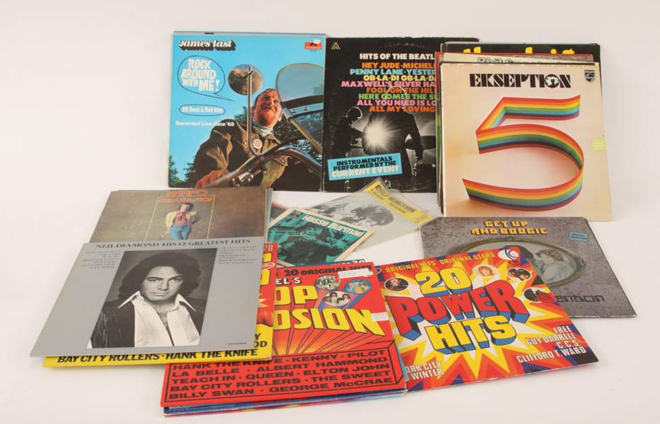 Parti LP- och EP-skivor