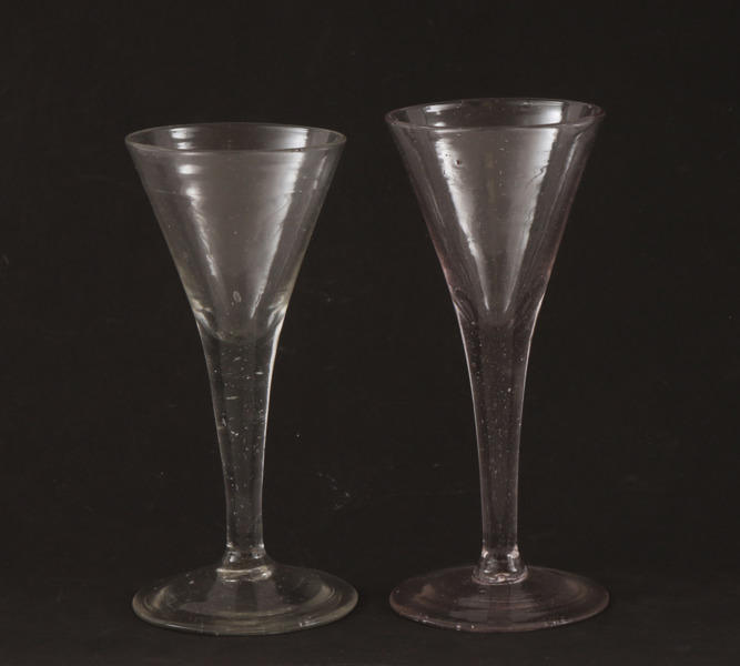 Vinglas 2st, 17/1800-tal