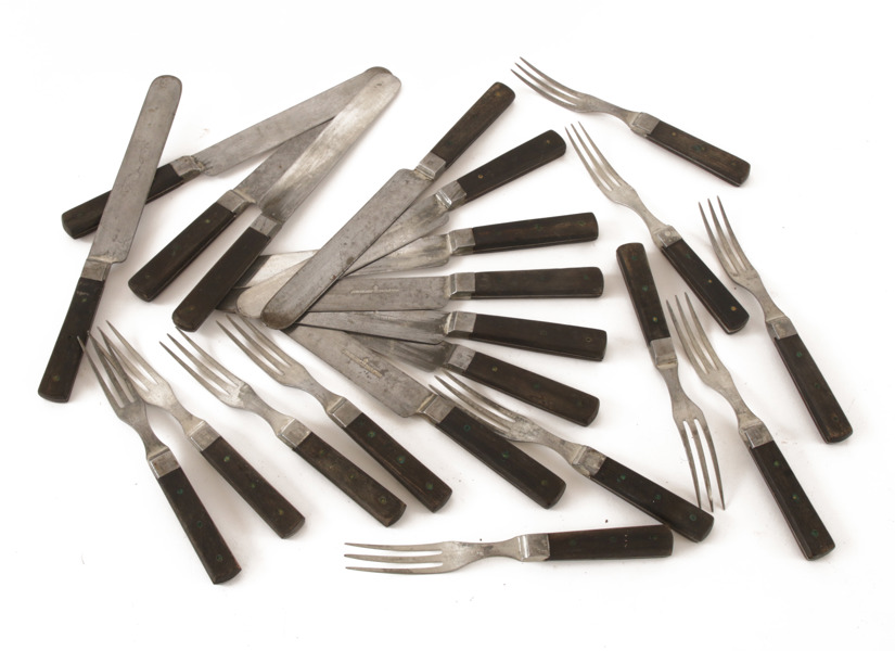 Bestick 22 delar, Eskilstuna, 18/1900-tal