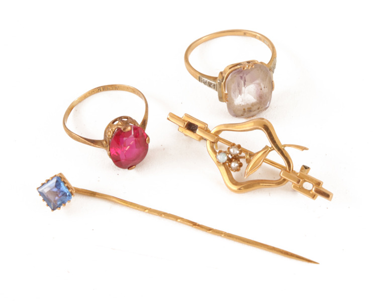 Smycken 4 delar, 18k