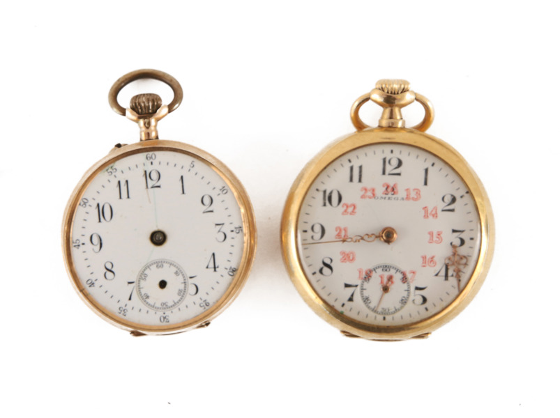 Damfickur i guld 2st