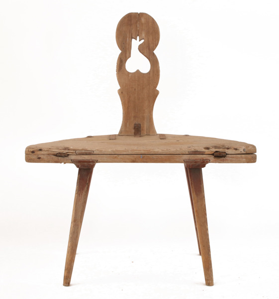 Vändbänk, allmoge, 1800-tal