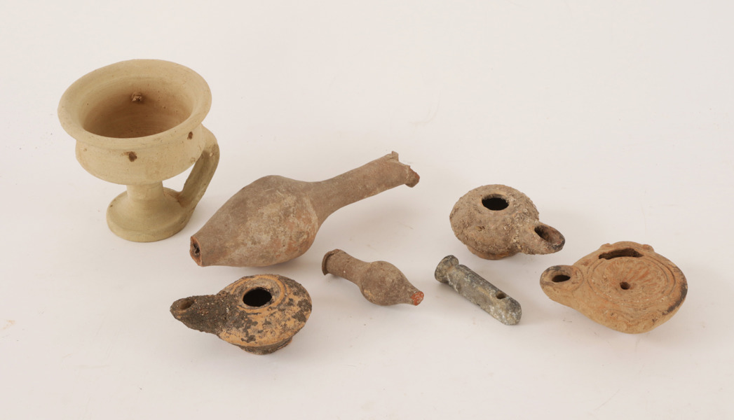 Parti 7 delar, bl.a. från antiken