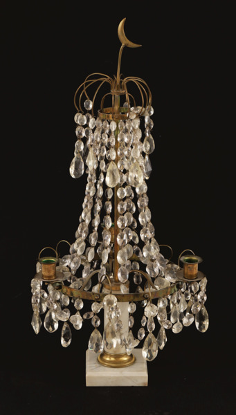 Bordslyster, gustaviansk stil, 1900-talets början