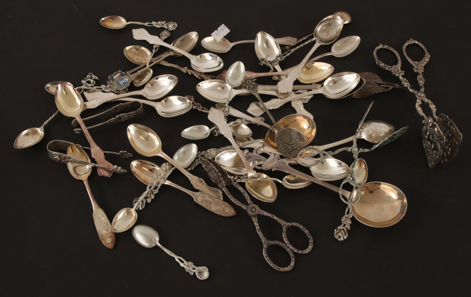 Parti silverföremål