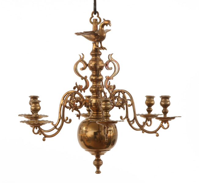 Ljuskrona, barockstil, 1900-tal