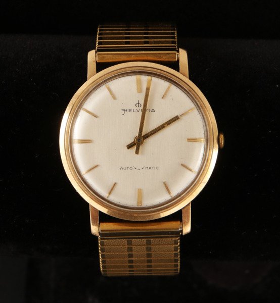 Herrarmbandsur, Helvetia, 14k