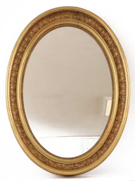 Spegel, senempire, daterad 1839