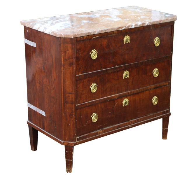 Byrå, gustaviansk stil, 1800-tal