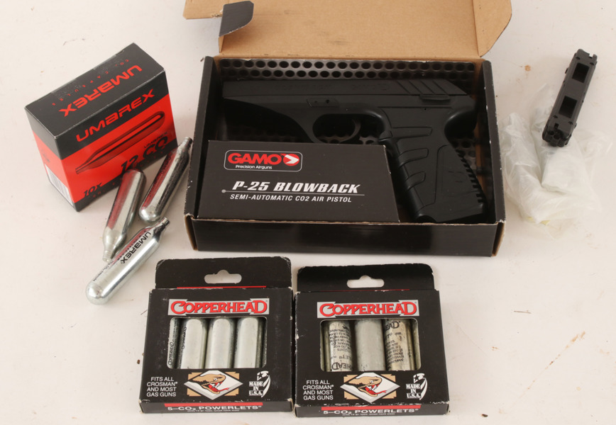 Kolsyrepistol, Gamo, P-25 Blowback