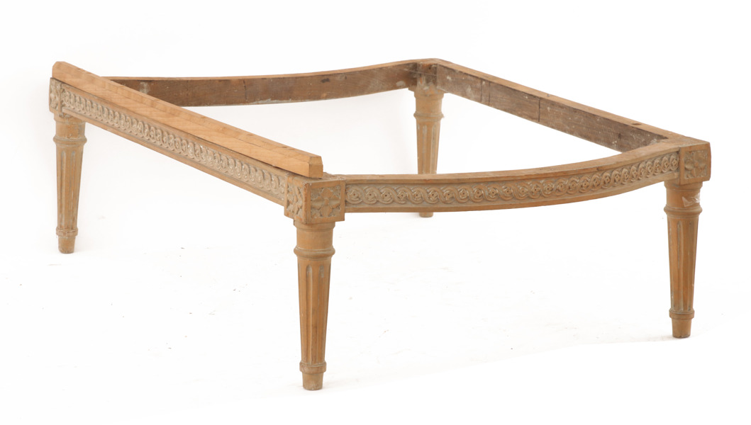 Fotpallsstomme till duchesse brisée, 1800-tal