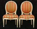 Stolar ett par, gustavianska, 1700-talets slut