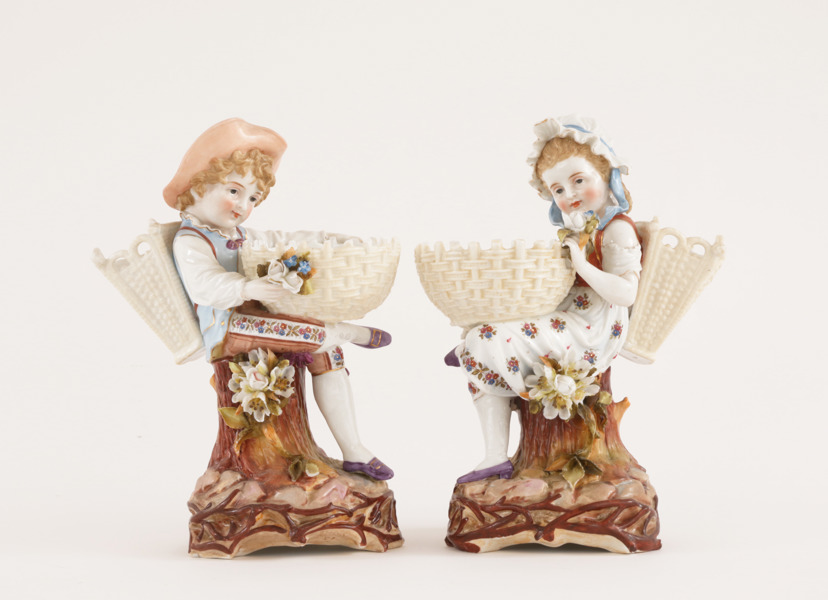 Figuriner ett par, KPM Berlin, Tyskland, 1800-tal