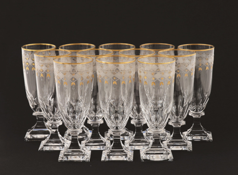 Champagneglas 12st, "Odelberg Junior", Kosta