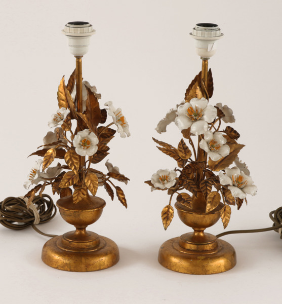 Bordslampor ett par, 1900-talets andra hälft