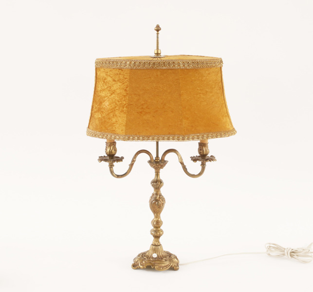 Bordslampa, rokokostil, 1900-tal