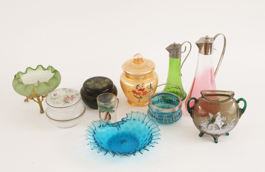 Glas 10 delar, tidigt 1900-tal