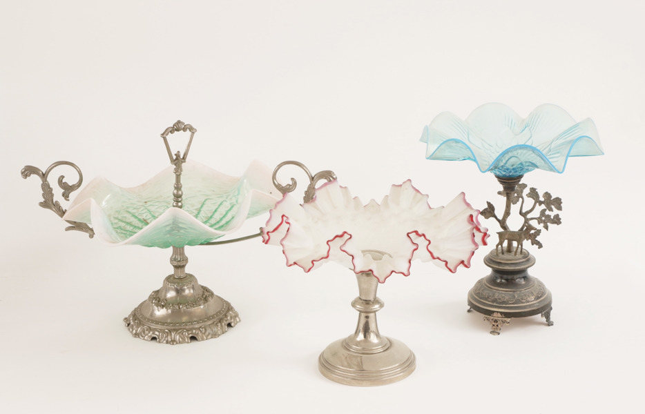 Uppsatsskålar 3st, tidigt 1900-tal