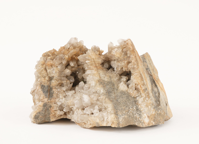 Kluster med bergskristall