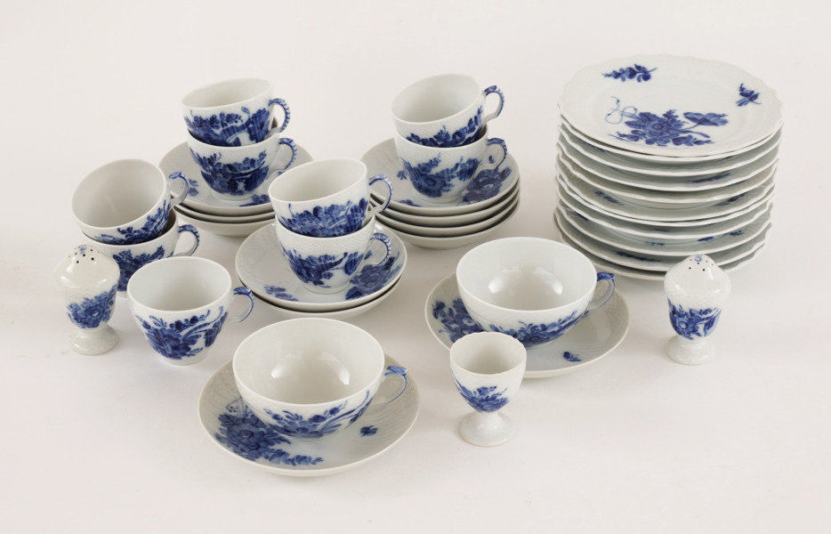 Servisdelar, "Blå blomster", Royal Copenhagen