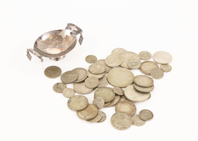 Parti silverföremål